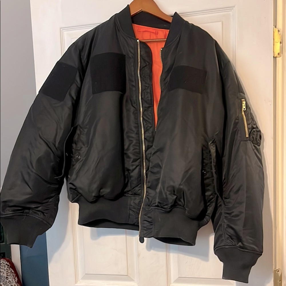 Alpha Industries Black Flight Jacket Men’s 2X
